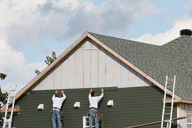 Professional Storm Damage Siding Repair technician working in Springfield, MN